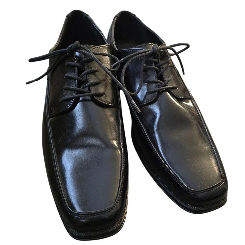 Dexter Comfort Memory Foam Men's Black Dress Shoes (Size 13) NWOT